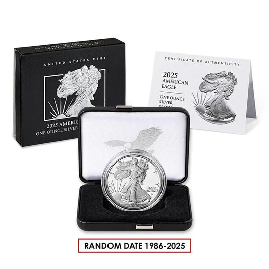 1 oz Proof Silver American Eagle (Random Date 1986-2025)