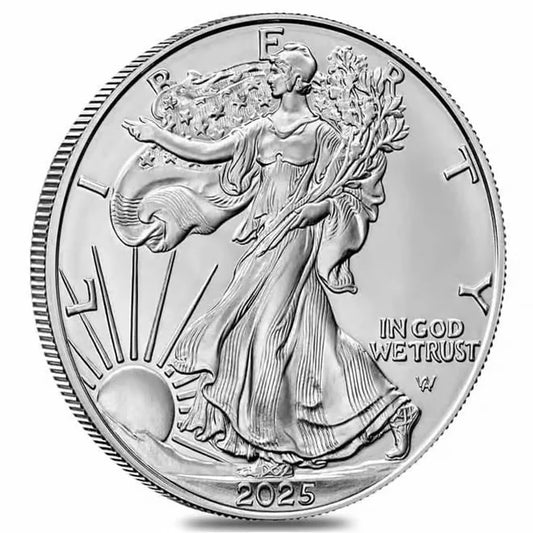 2025 1 oz Silver American Eagle $1 Coin BU